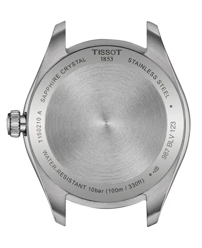 Tissot Unisex Swiss Pr 100 Cream Leather Strap Watch 34mm In No Color
