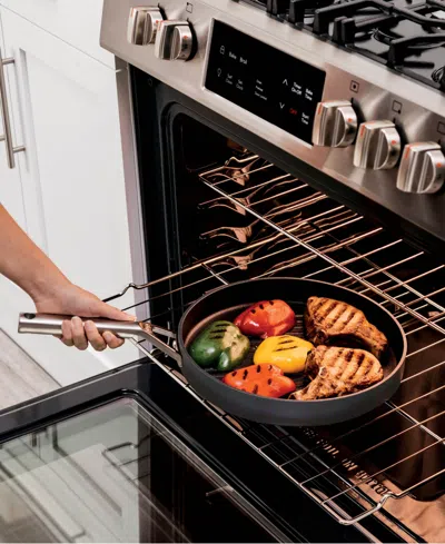 Ninja Foodi Neverstick Premium Hard Anodized 12" Round Grill Pan In Gray