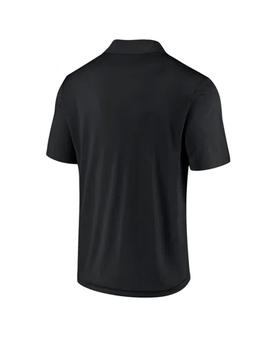 Shop Fanatics Men's  Black Philadelphia Eagles Component Polo Shirt