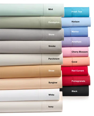 Shop Charter Club Damask Solid 550 Thread Count 100% Cotton 4-pc. Sheet Set, Full, Created For Macy's In Baked Clay