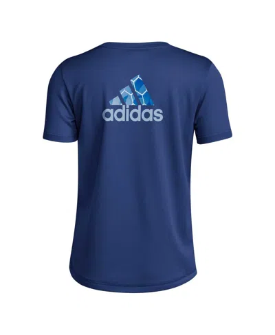 Shop Adidas Originals Big Boys Adidas Navy Sporting Kansas City Local Pop T-shirt