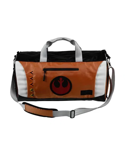 Shop Heroes & Villains Men's And Women's Star Wars Rebel Alliance Pilot Duffle Bag In Orange