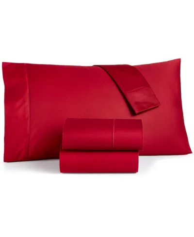 Charter Club Solid 550 Thread Count 100% Cotton Pillowcase Pair, Standard, Exclusively At Macy's In Stone