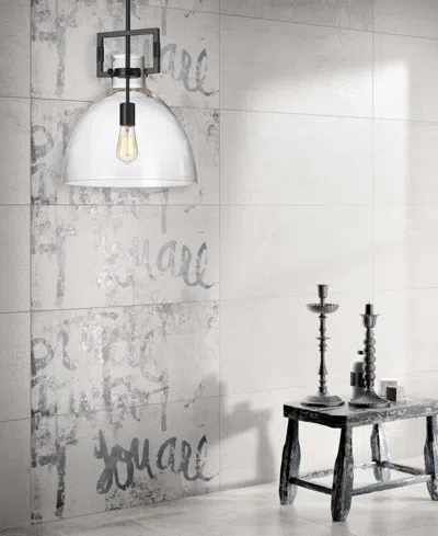 Dainolite 16.75" Metal Liberty 1 Light Pendant In Clear,matte Black