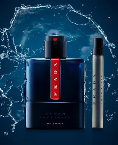 Shop Prada Men's Luna Rossa Ocean Eau De Parfum Spray, 5 Oz. In No Color