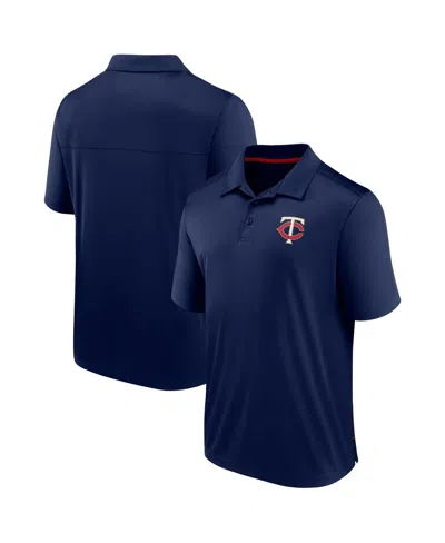 Fanatics Branded Navy Minnesota Twins Hands Down Polo In Navy