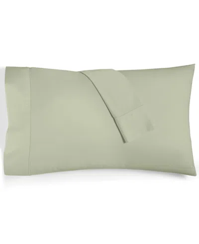 Shop Charter Club Sleep Luxe 800 Thread Count 100% Cotton Pillowcase Pair, King, Created For Macy's In Aloe
