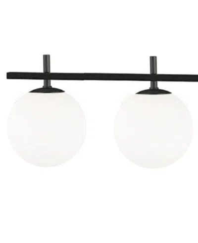 Dainolite Vivaldi 5-light Vanity-light In Matte Black,white