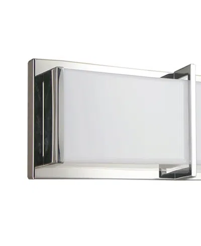 Dainolite 4.50" Metal Winston 15w Vanity Light With Diffuser In Polished Chrome,white