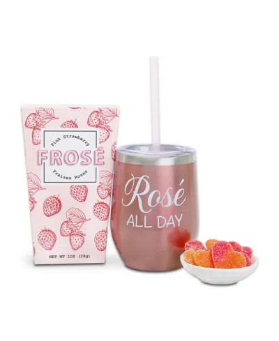 Alder Creek Gift Baskets Rose All Day Tumbler Gift, 3 Piece In No Color