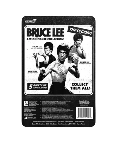 Shop Super 7 Bruce Lee Hollywood Icons The Warrior Reaction Figure In Multi