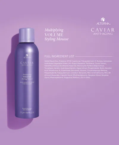 Shop Alterna Caviar Multiplying Volume Styling Mousse, 8.2 Oz. In No Color