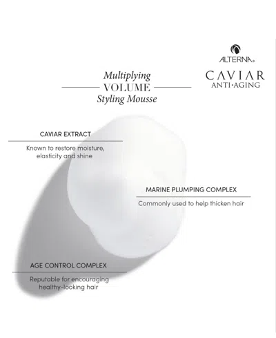 Shop Alterna Caviar Multiplying Volume Styling Mousse, 8.2 Oz. In No Color