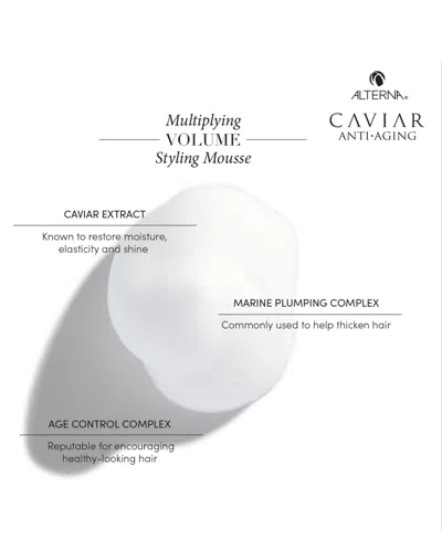 Alterna Caviar Anti-aging Multiplying Volume Styling Mousse 8.2 Oz. In No Color