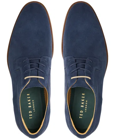 Ted Baker Men's Regent Lace-up Derby Dress Shoes In Navy