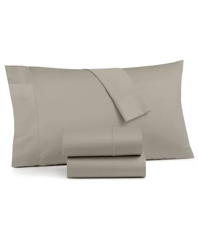 Charter Club Sleep Luxe 800 Thread Count 100% Cotton 4-pc. Sheet Set, California King, Exclusively At Macy's In Silver