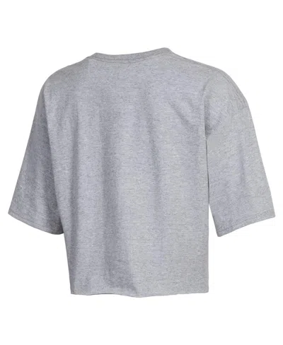 Shop Champion Women's  Gray Alabama Crimson Tide Boyfriend Cropped T-shirt