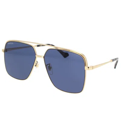 Shop Gucci Eyewear Sunglasses In Gold