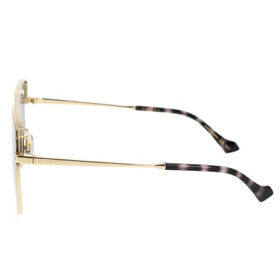 Gucci Eyewear Sunglasses In Gold