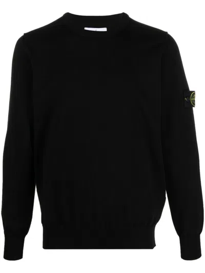 Shop Stone Island Sweaters In Black