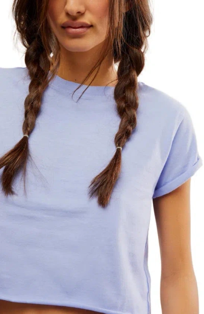 Shop Free People The Perfect T-shirt In Periwinkle