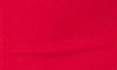 Edikted Selena Lace-up Strapless Corset Top In Red