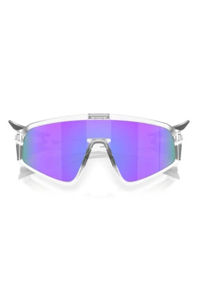 Shop Oakley Latch Panel 35mm Polarized Rectangle Sunglasses In Violet