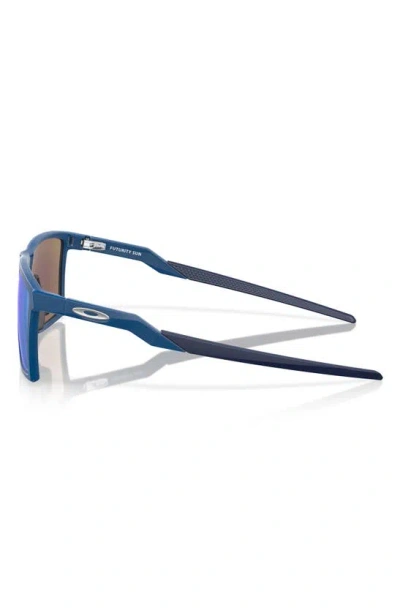 Oakley Futurity Sun 57mm Polarized Square Sunglasses In Sapphire