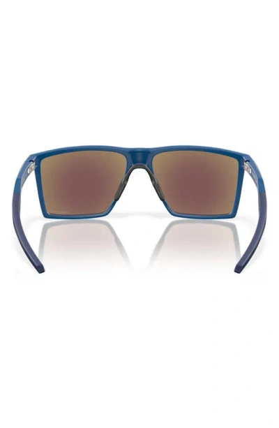 Oakley Futurity Sun 57mm Polarized Square Sunglasses In Sapphire