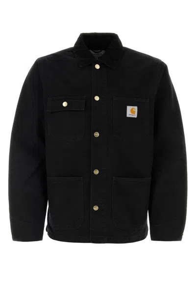 Shop Carhartt Wip Michigan Coat In Black