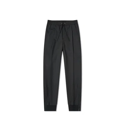Shop Moncler Wool Pants In Black