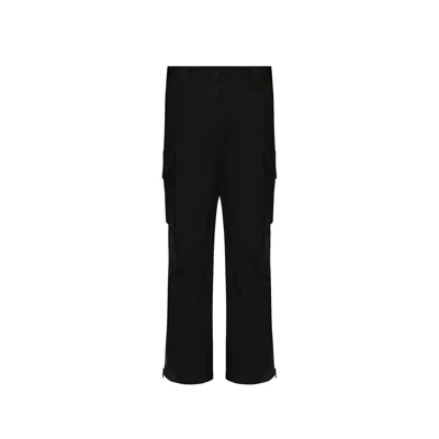 Shop Moncler Nylon Pants In Black