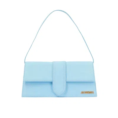 Shop Jacquemus Le Bambino Long Bag In Blue