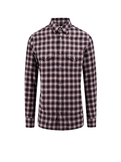 Shop Tom Ford Shirt In Brown