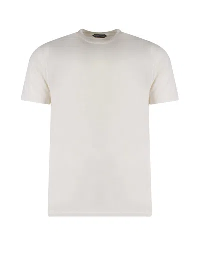 Shop Tom Ford T-shirt In Cipria