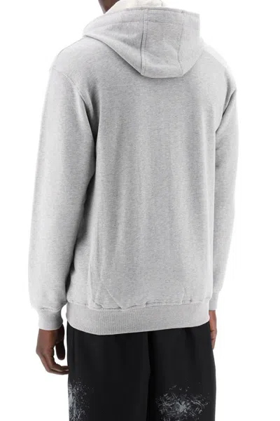 Shop Comme Des Garçons Comme Des Garcons Shirt Hooded Sweatshirt With In Grey