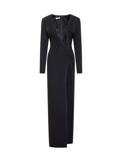 Shop Monot Asymmetrical Dress In Black