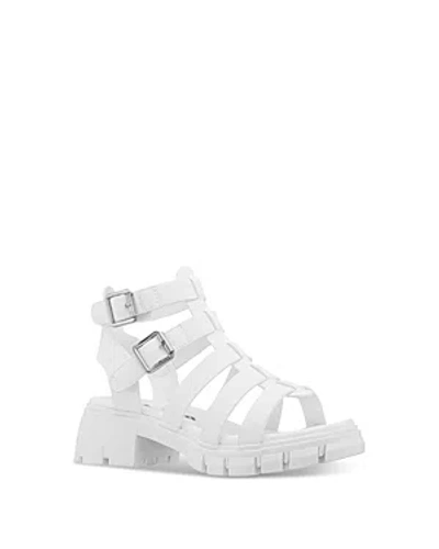Shop Nina Girls' Derian Strappy Gladiator Sandals - Little Kid, Big Kid In White