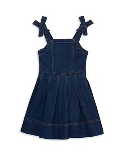 Shop Habitual Girls' Denim Fit And Flare Dress - Little Kid