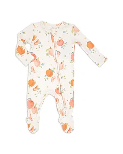 Shop Angel Dear Unisex Spring Peaches Footie - Baby In Multi