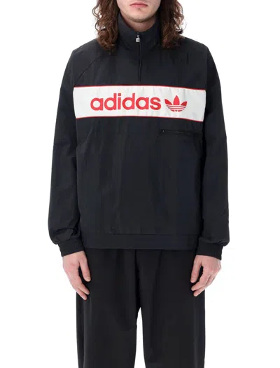 Shop Adidas Originals Windbreaker In Black