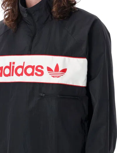 Shop Adidas Originals Windbreaker In Black