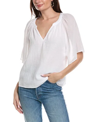 Shop Velvet By Graham & Spencer Top In White