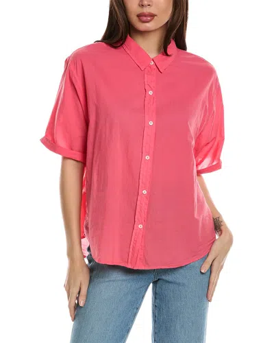 Shop Velvet By Graham & Spencer Shannon Shirt In Pink