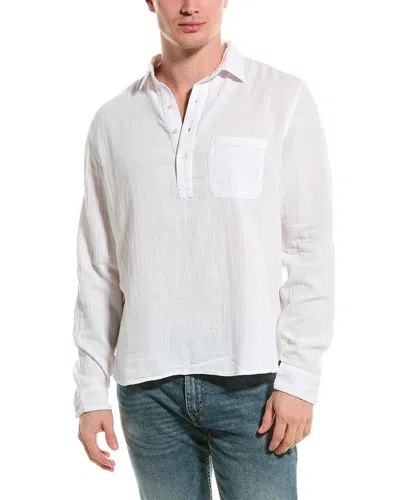 Shop Velvet By Graham & Spencer Gerald Shirt In White