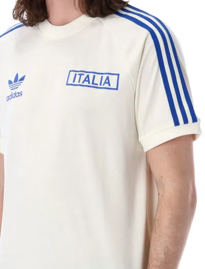 Shop Adidas Originals Italia T-shirt In Ecru