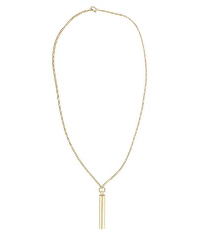 Shop Vetements Necklace With Pendant In Gold