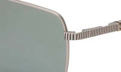 Shop Ted Baker 59mm Navigator Sunglasses In Dark Gunmetal