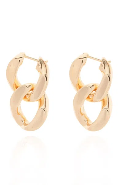 Shop Bottega Veneta Chain-link Earrings In Default Title
