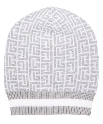 Shop Balmain Wool Hat In White